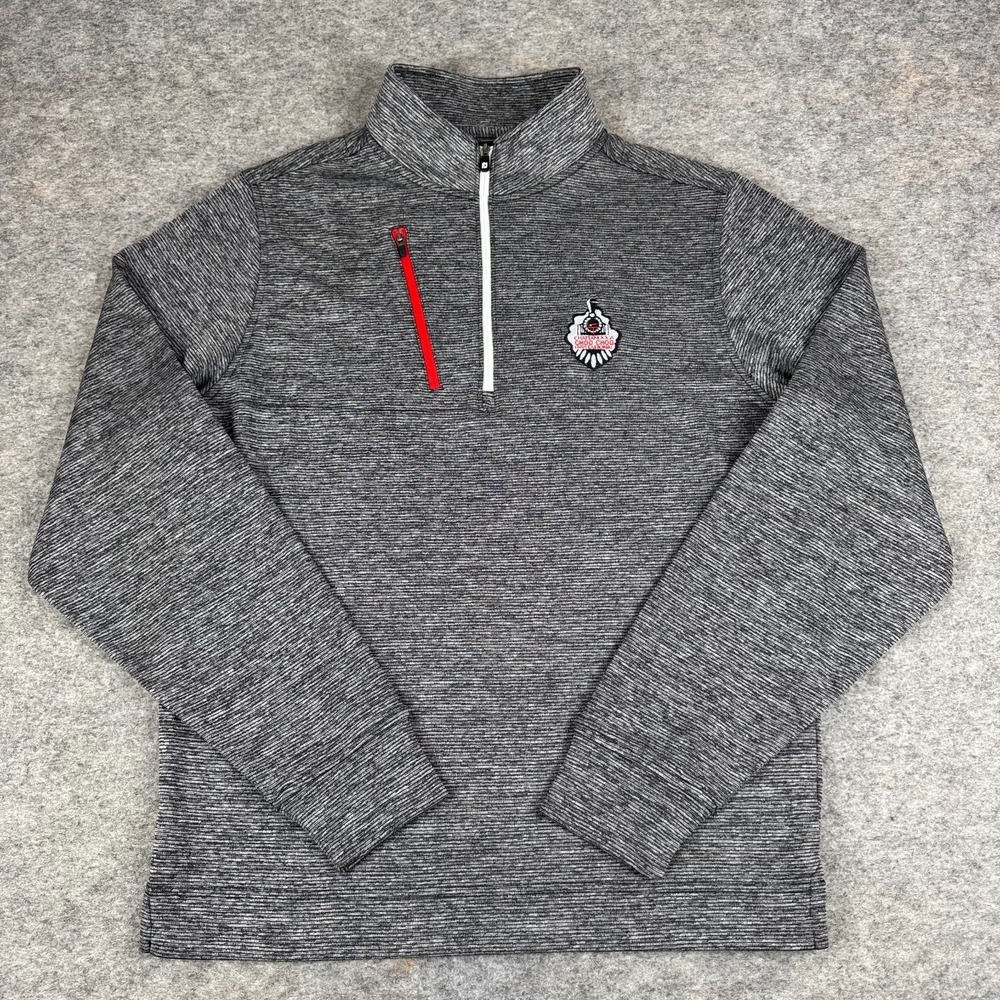 FootJoy 1/2 Zip‎ Pullover Chattanooga Choo Choo Invitational Gray Mens Small S